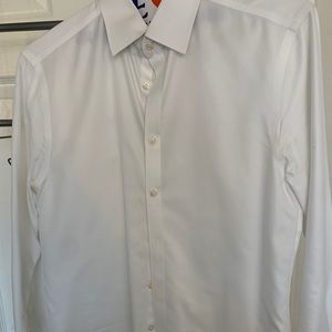 Charles Tyrwhitt, White, Biz Button Down, Slim